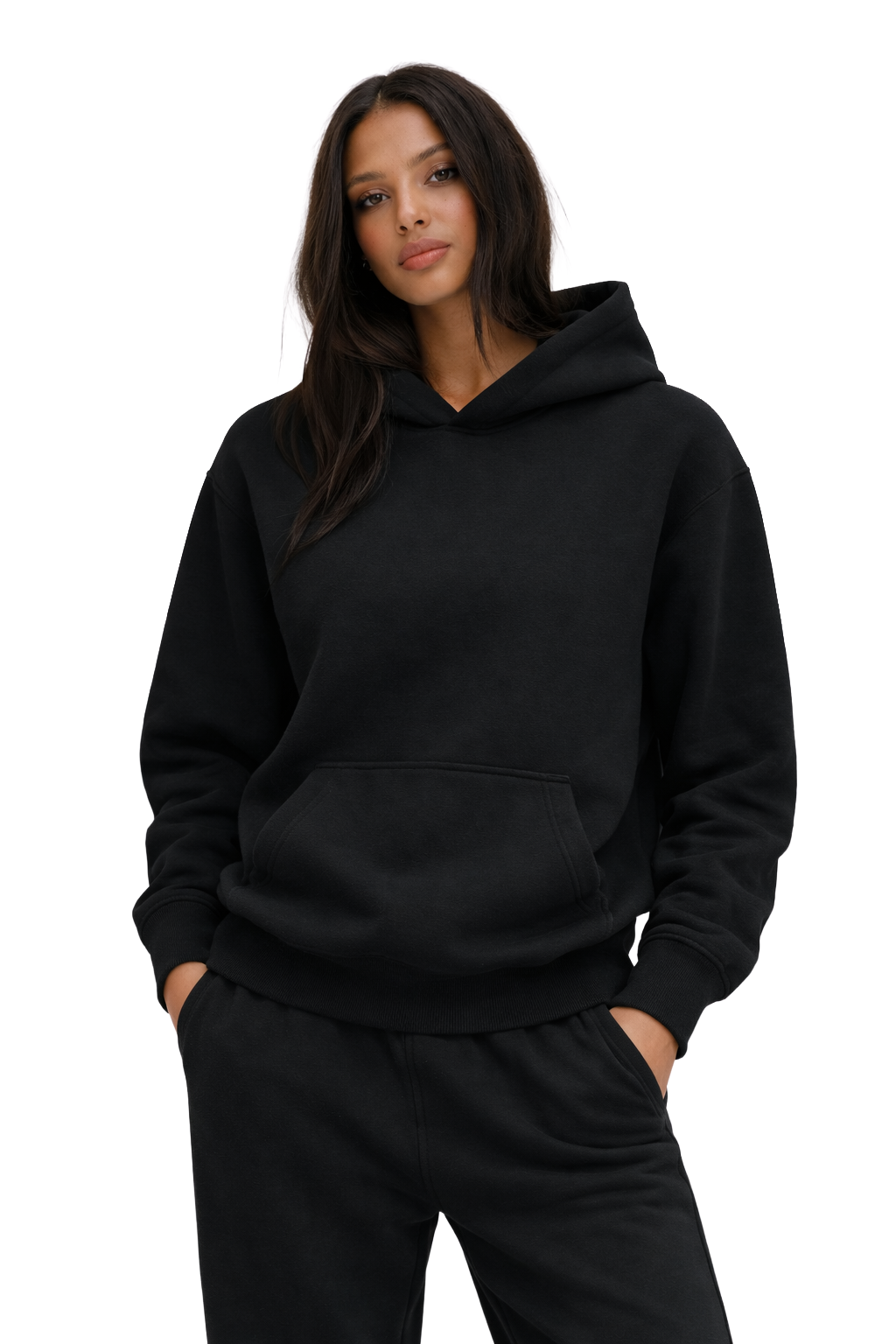 Basic Oversized Hoodie Black