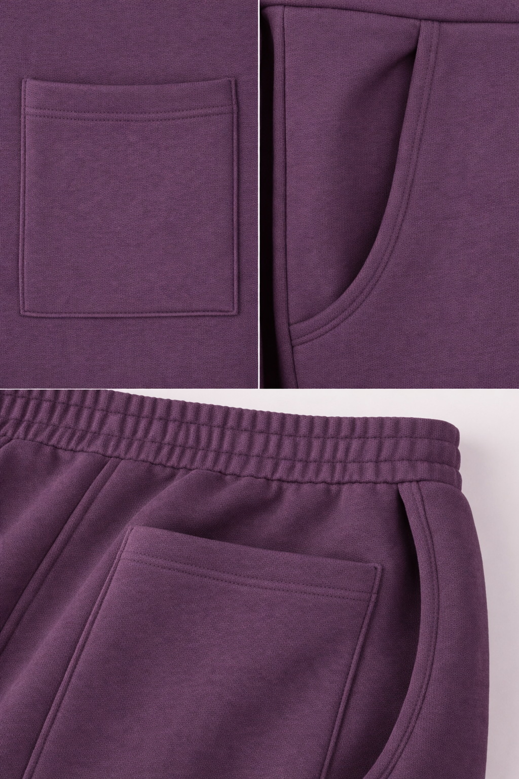 Basic Openleg Jogger Purple