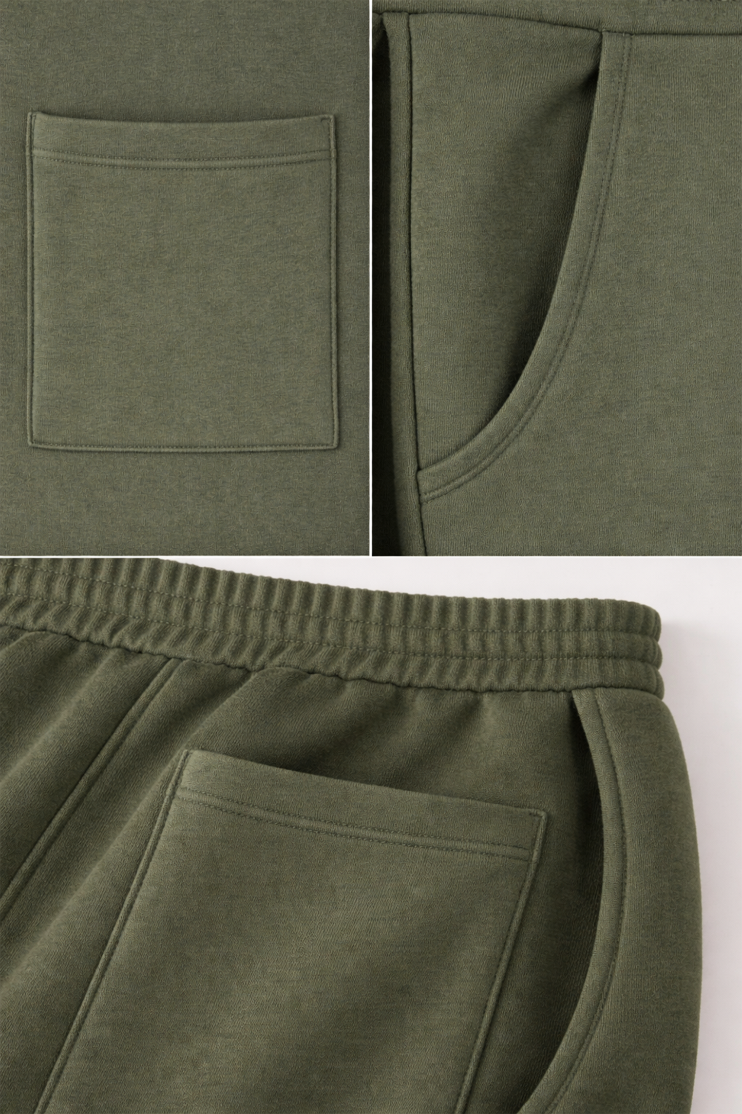Basic Openleg Jogger Olive