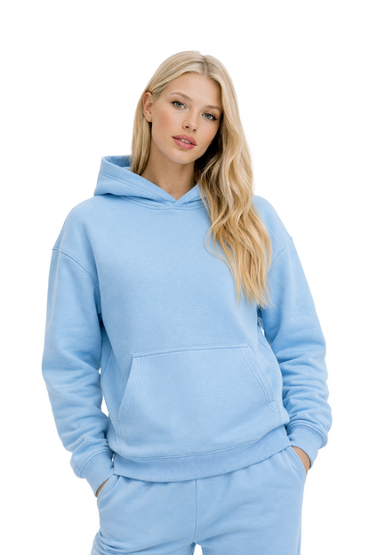 Basic Oversized Hoodie Baby Blue