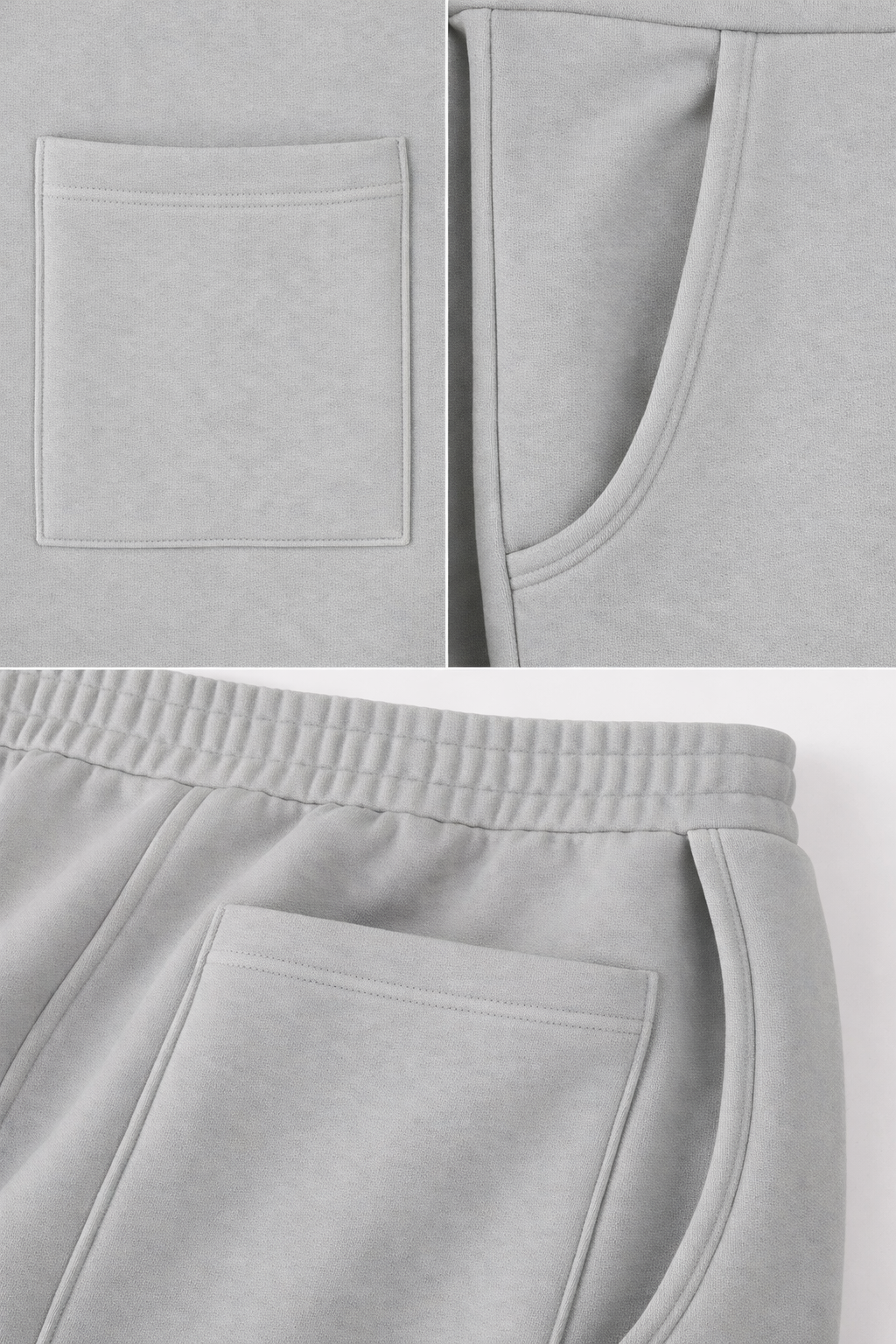 Basic Openleg Jogger Stone Gray