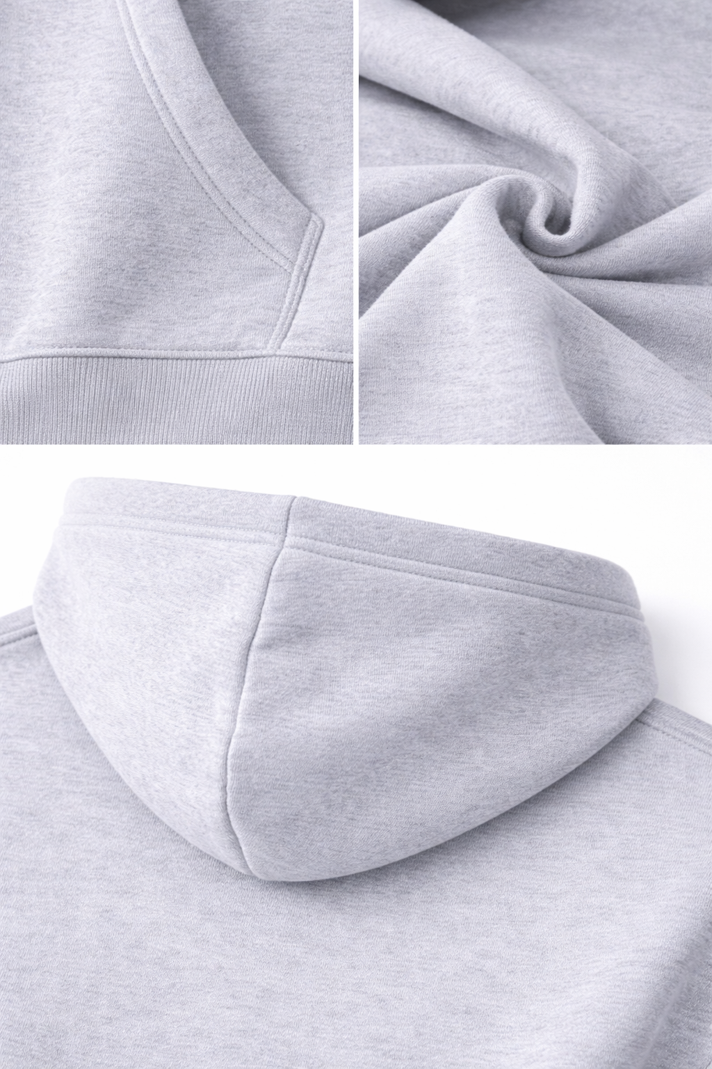 Basic Oversized Hoodie Heather Gray