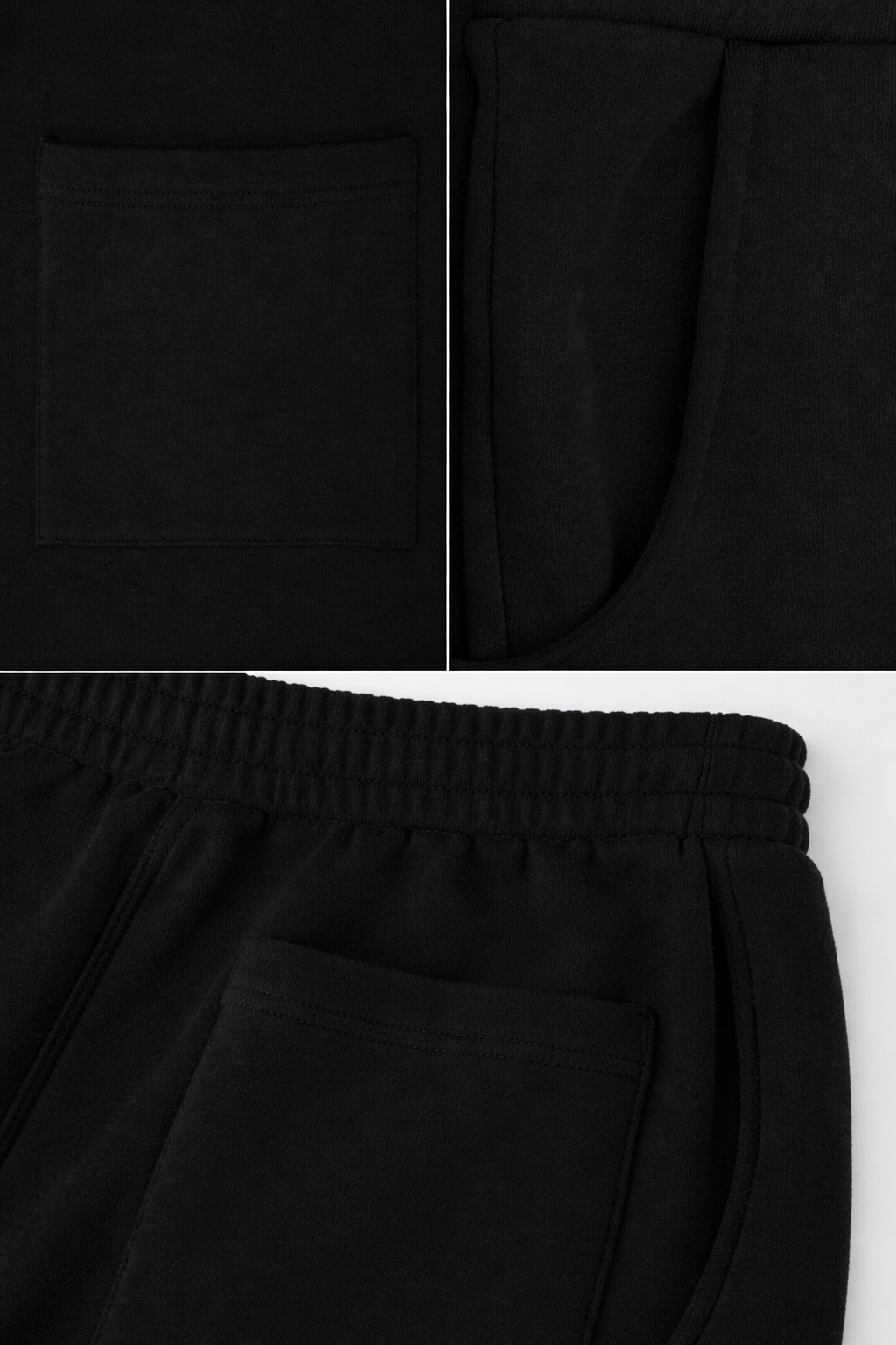 Basic Openleg Jogger Black