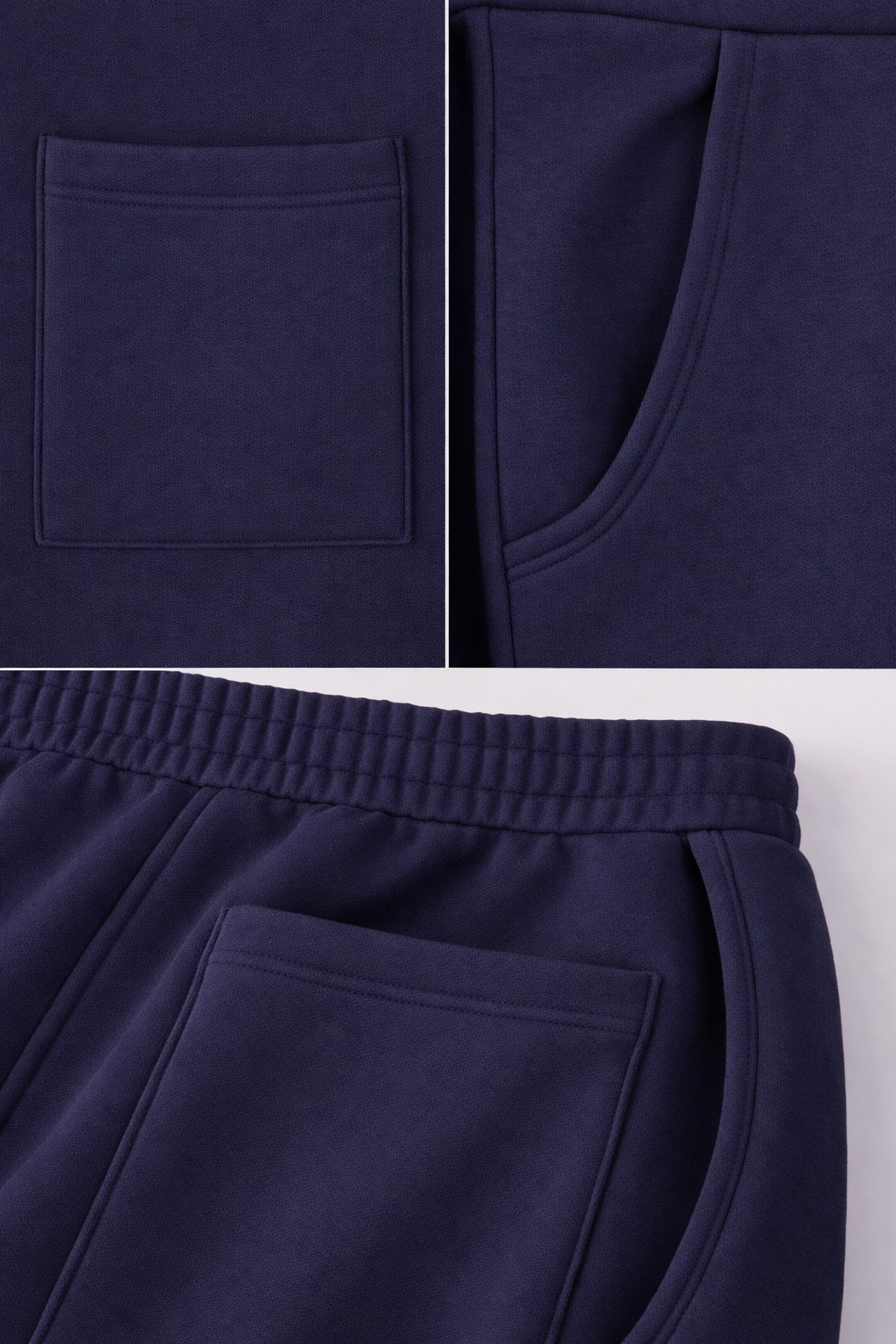 Basic Openleg Jogger Navy Blue
