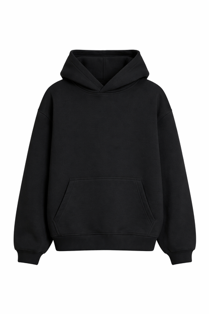 Basic Oversized Hoodie Black