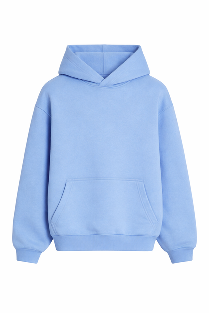 Basic Oversized Hoodie Baby Blue