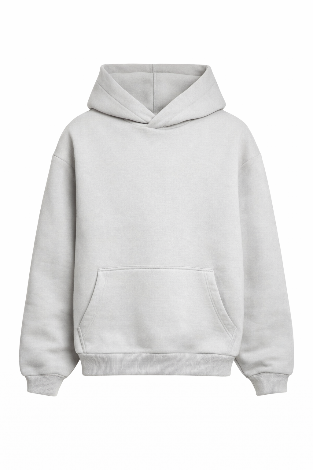 Basic Oversized Hoodie Stone Gray