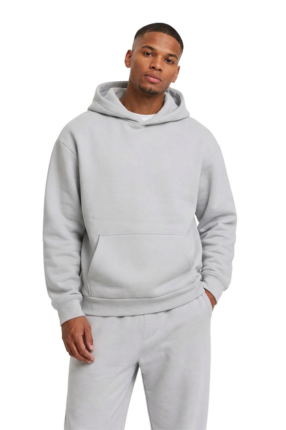 Basic Oversized Hoodie Stone Gray
