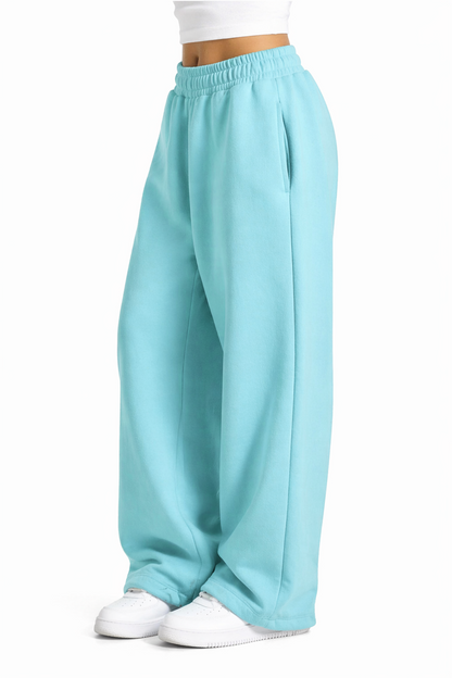 Basic Openleg Jogger Aqua Blue
