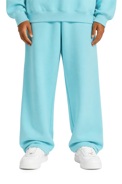Basic Openleg Jogger Aqua Blue