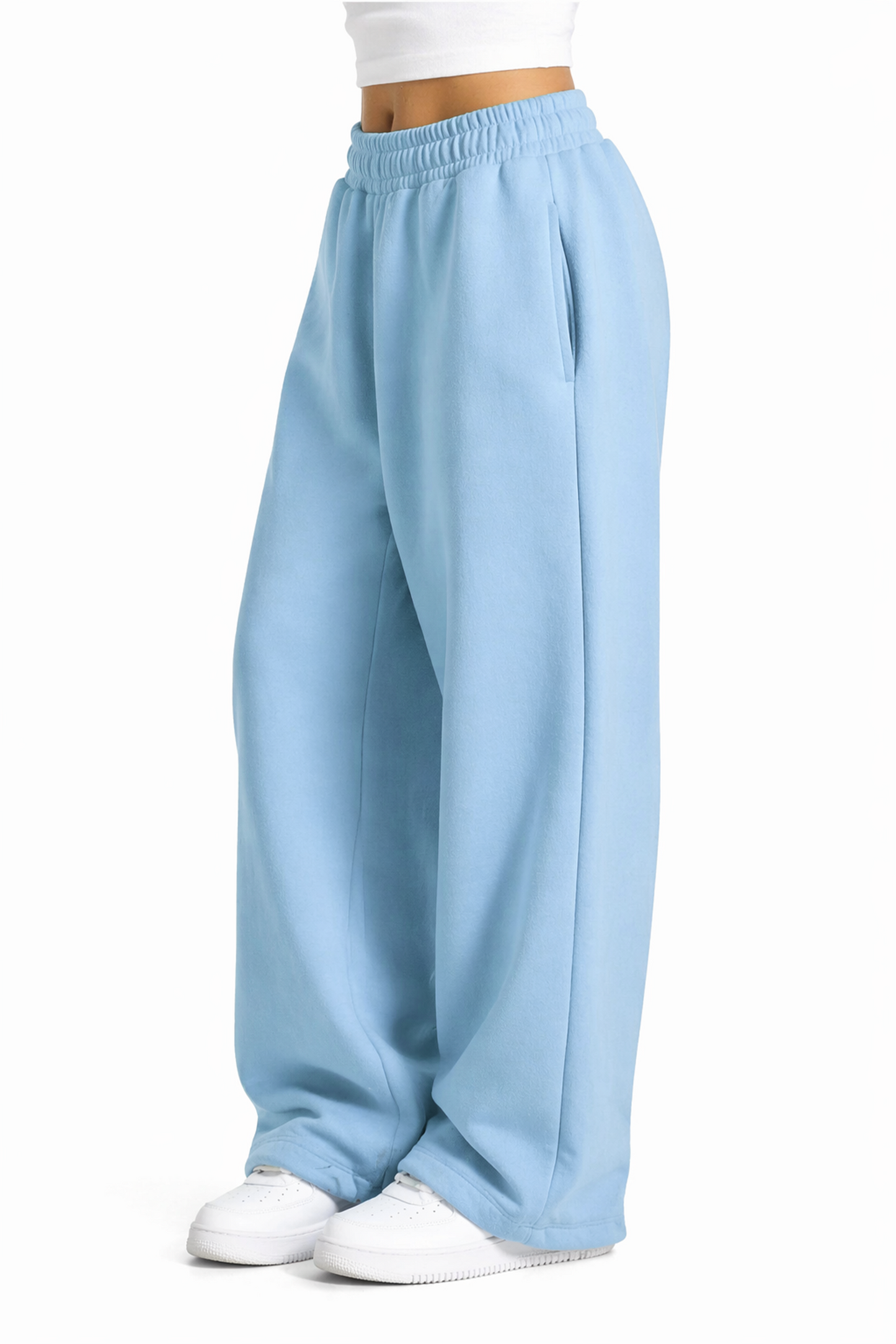 Basic Openleg Jogger Baby Blue