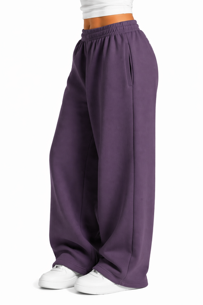Basic Openleg Jogger Purple