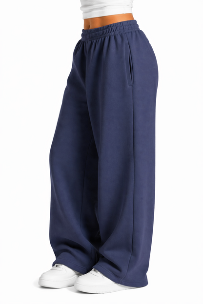 Basic Openleg Jogger Navy Blue