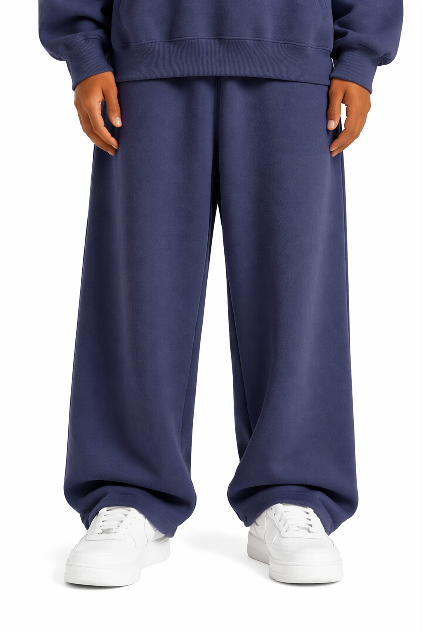 Basic Openleg Jogger Navy Blue
