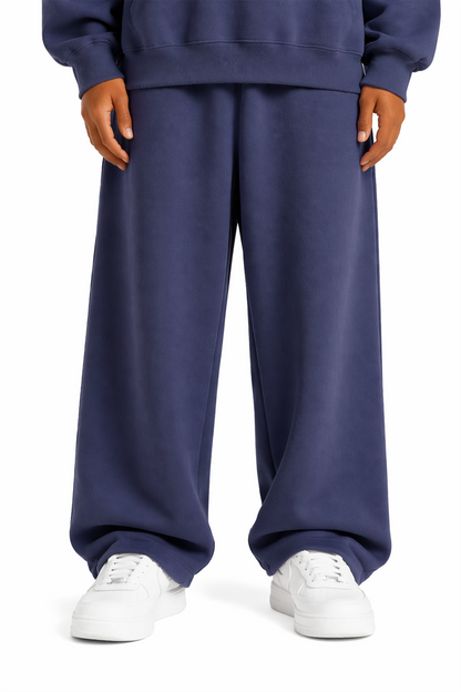 Basic Openleg Jogger Navy Blue