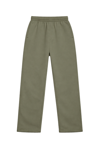 Basic Openleg Jogger Olive