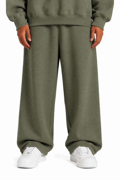 Basic Openleg Jogger Olive