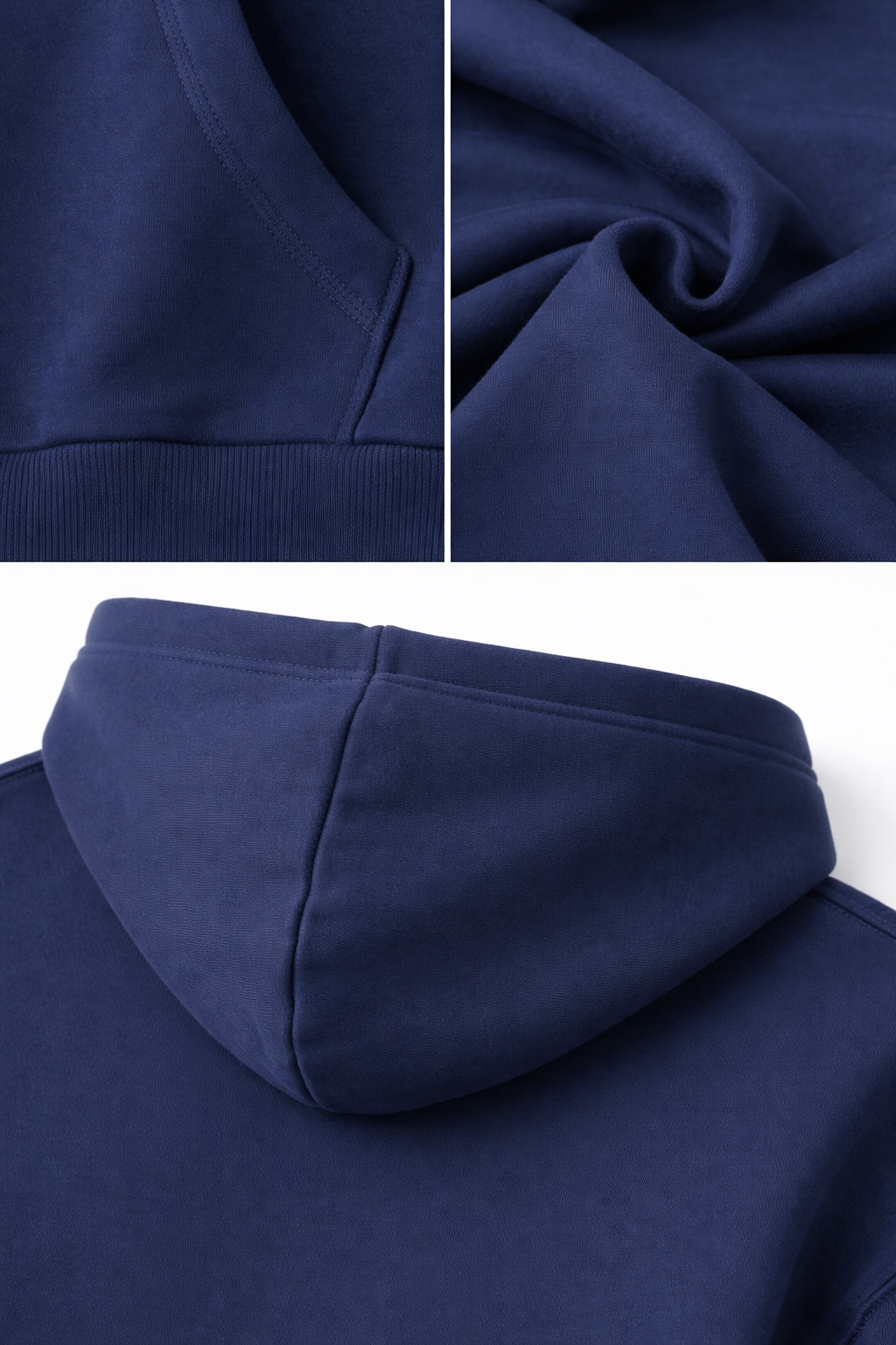 Basic Oversized Hoodie Navy Blue