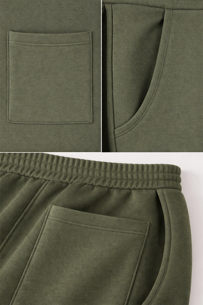 Basic Openleg Jogger Olive