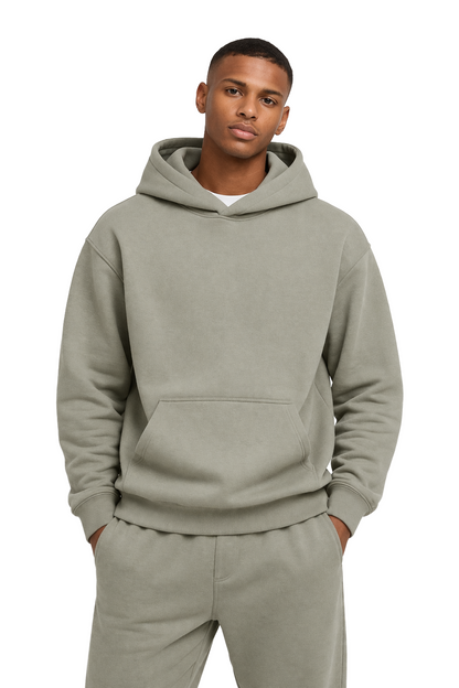 Basic Oversized Hoodie Olive