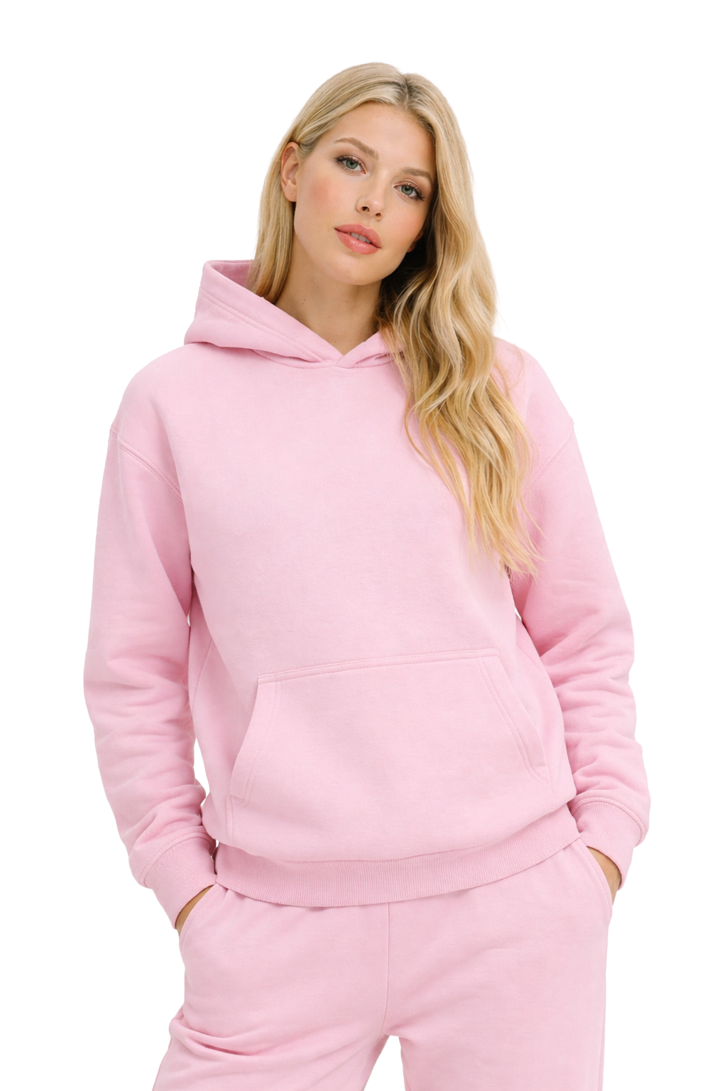 Basic Oversized Hoodie Sakura Pink